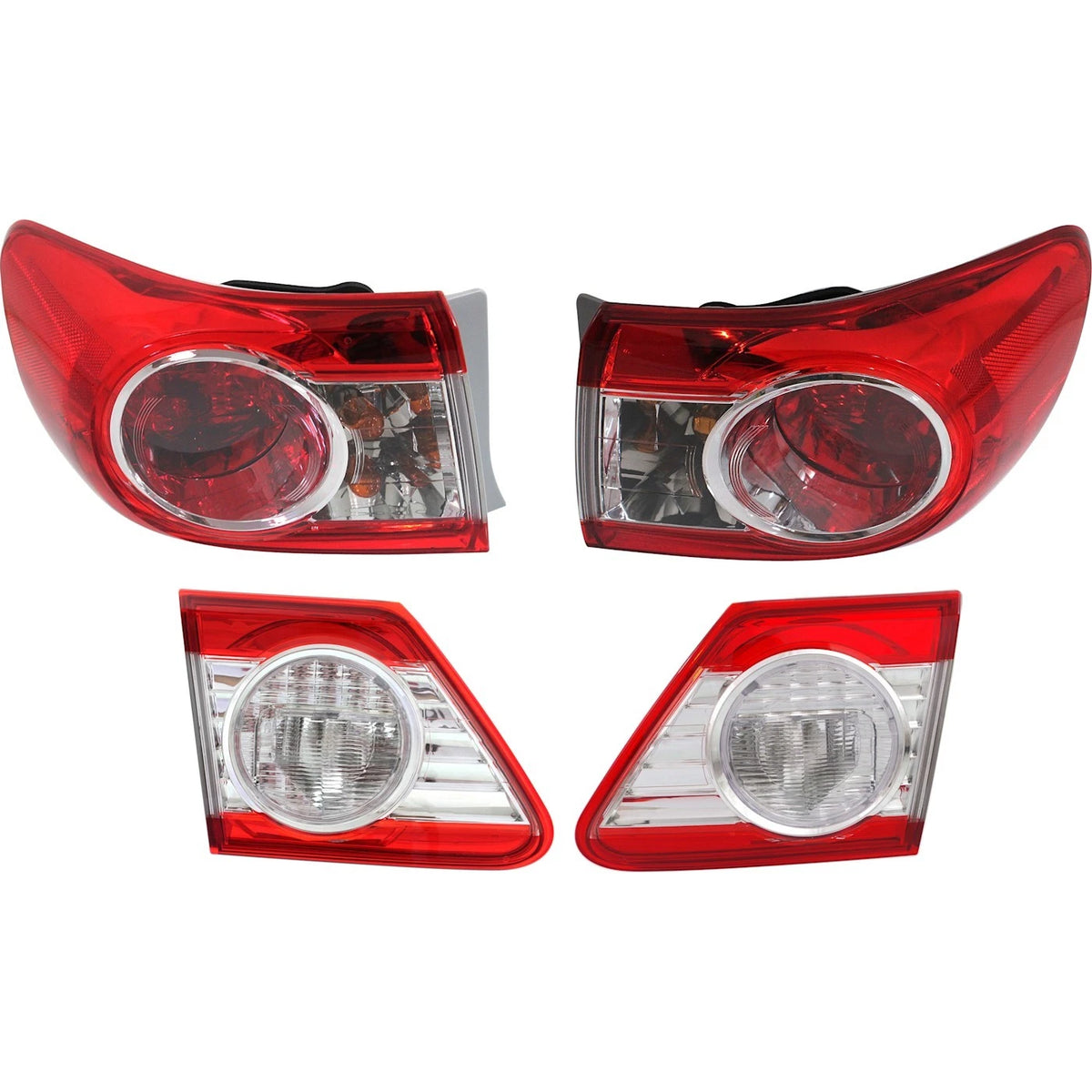 Tail Light for Toyota Corolla (2011–2013) Driver & Passenger Side