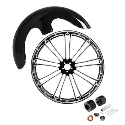 Front Wheel Rim 23" with Dual Disc Hub for Harley Road Glide 2008–Present