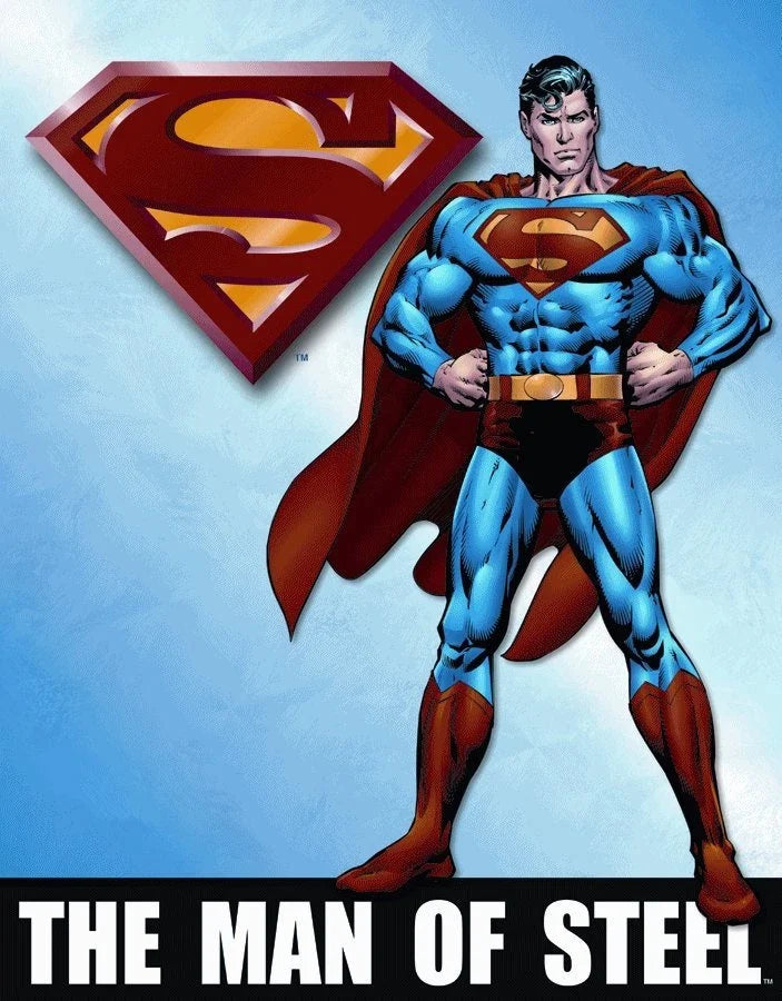 Vintage Superman Comic Metal Sign 1337