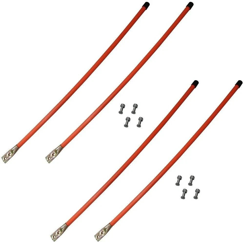Set of 4 Snow Plow Blade Marker Guides for Boss BAX 0005, Buyers SAM 1308200