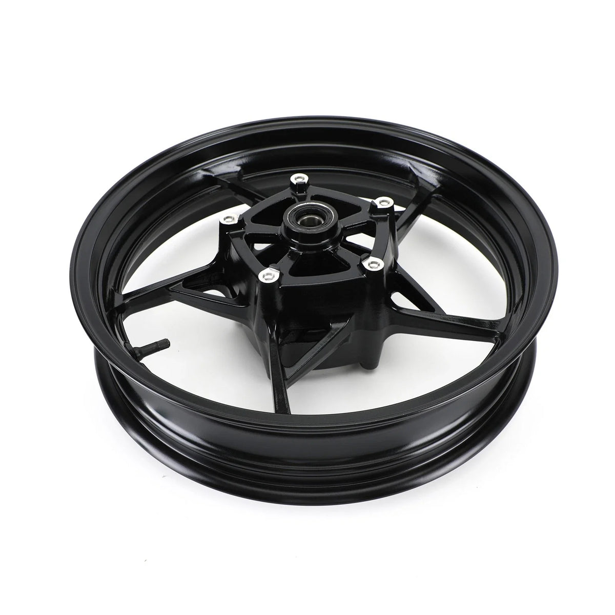 Black Front Wheel Rim for Kawasaki EX650 Ninja 650 Z650 Z900 (2017–2020)