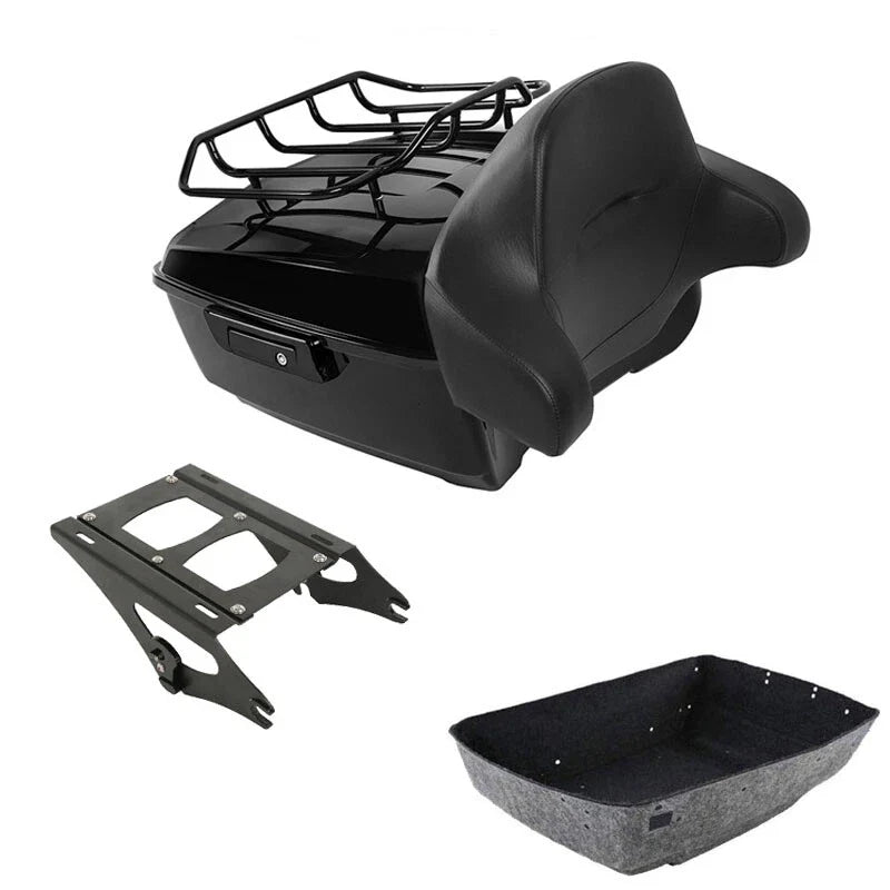 Trunk Backrest Pad Mounting Rack for Harley (2014-2026) Touring