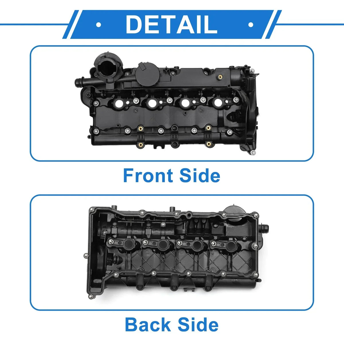 Front Valve Cover with Gasket for BMW X3 2008-2010 Engine