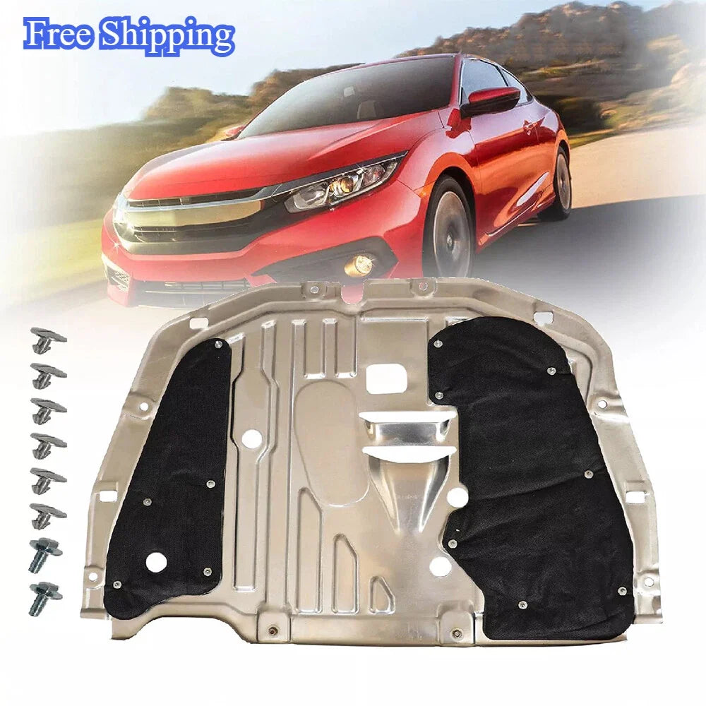 Engine Splash Guard Cover Under Car for Honda Civic 2016-2021