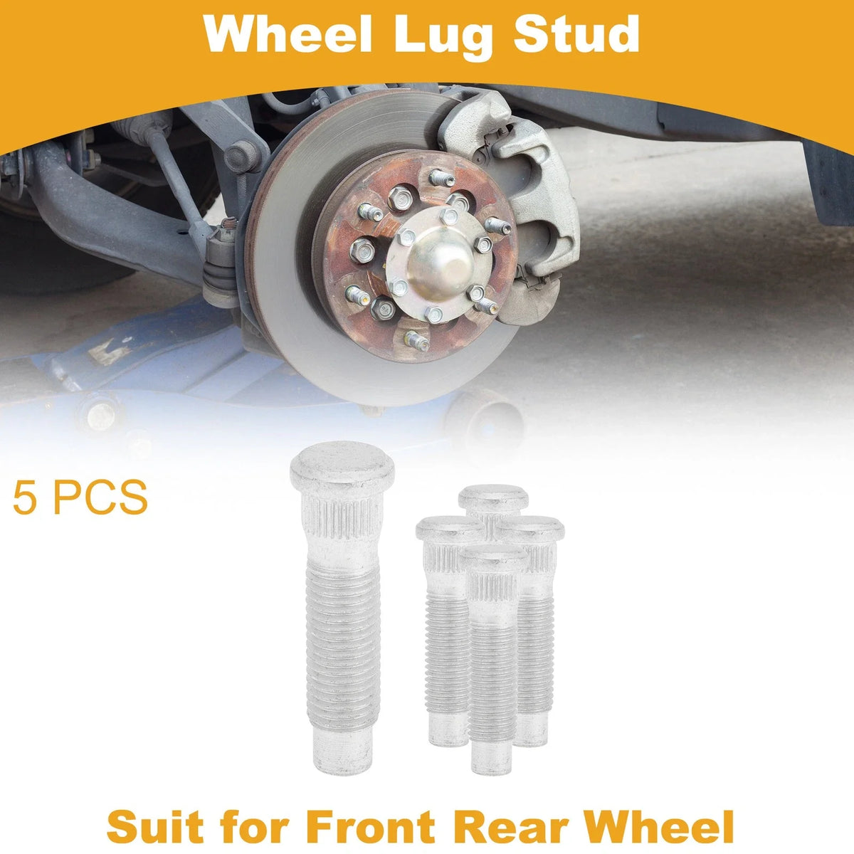 M12x1.5 Wheel Lug Studs for Buick Regal (1987–2004) - Set of 5