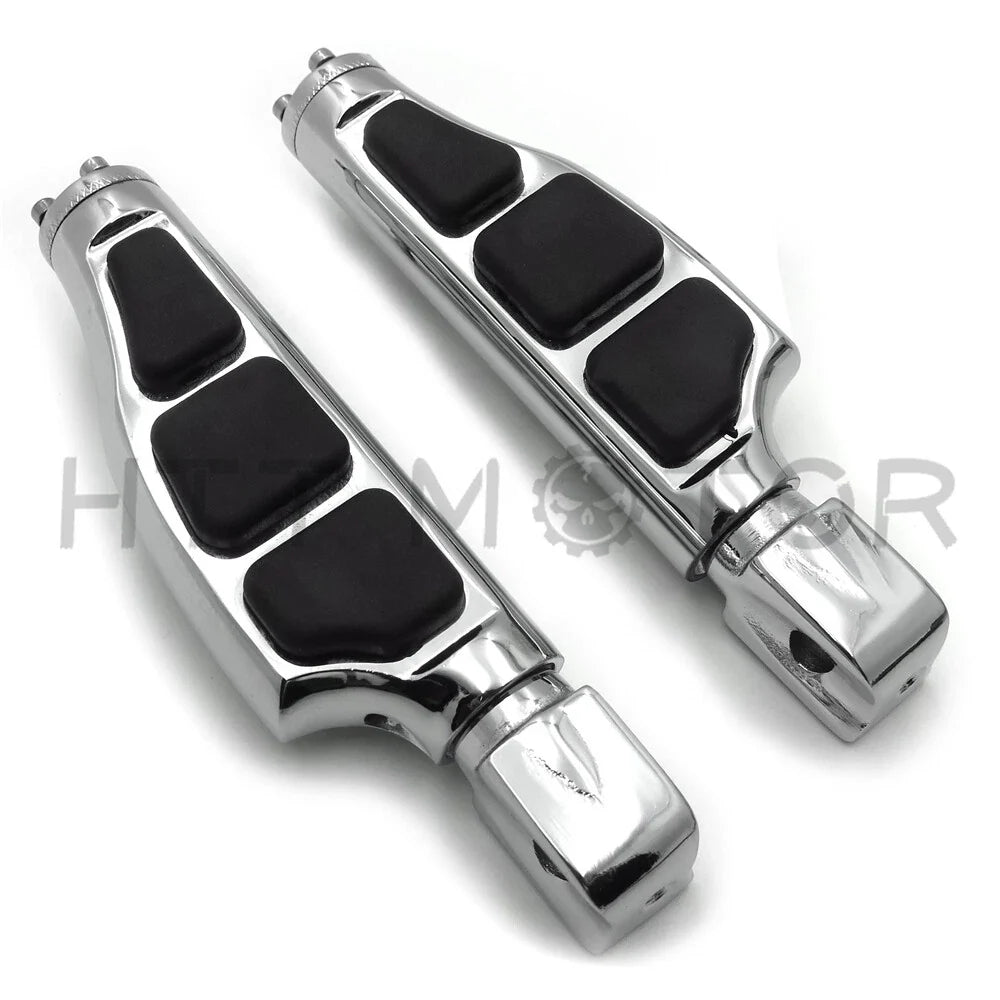 Flat Wing Chrome Footpegs for Yamaha XV250 V-Star 250 (2008-2017)