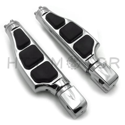 Flat Wing Chrome Footpegs for Yamaha XV250 V-Star 250 (2008-2017)