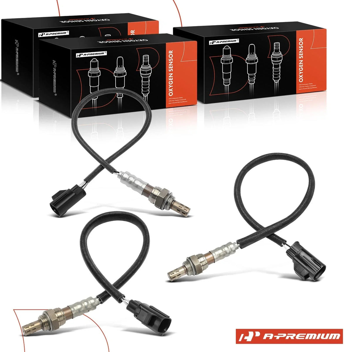 3X O2 Oxygen Sensors for Ford Focus (2003–2007)