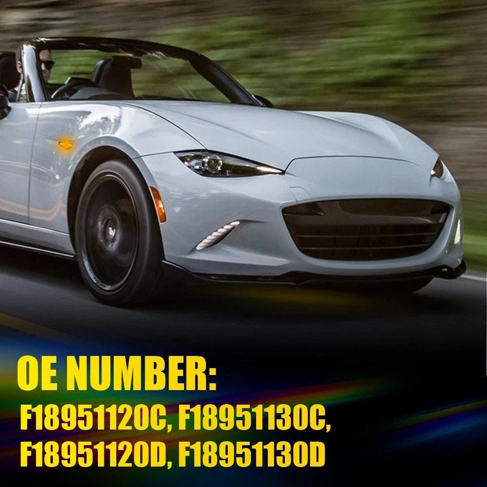 Amber Sequential LED Side Marker Light for Mazda MX5 Miata/RX8 (2006–2015)