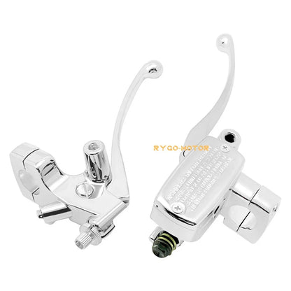 Hydraulic Brake Master Cylinder & Clutch Lever 25mm for Motorcycles
