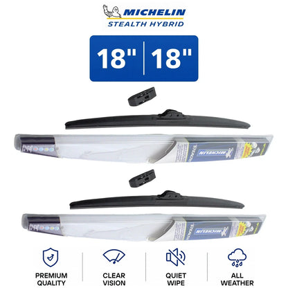 2-Pack Michelin Stealth Hybrid Wiper Blades for 1971-1973 Mustang