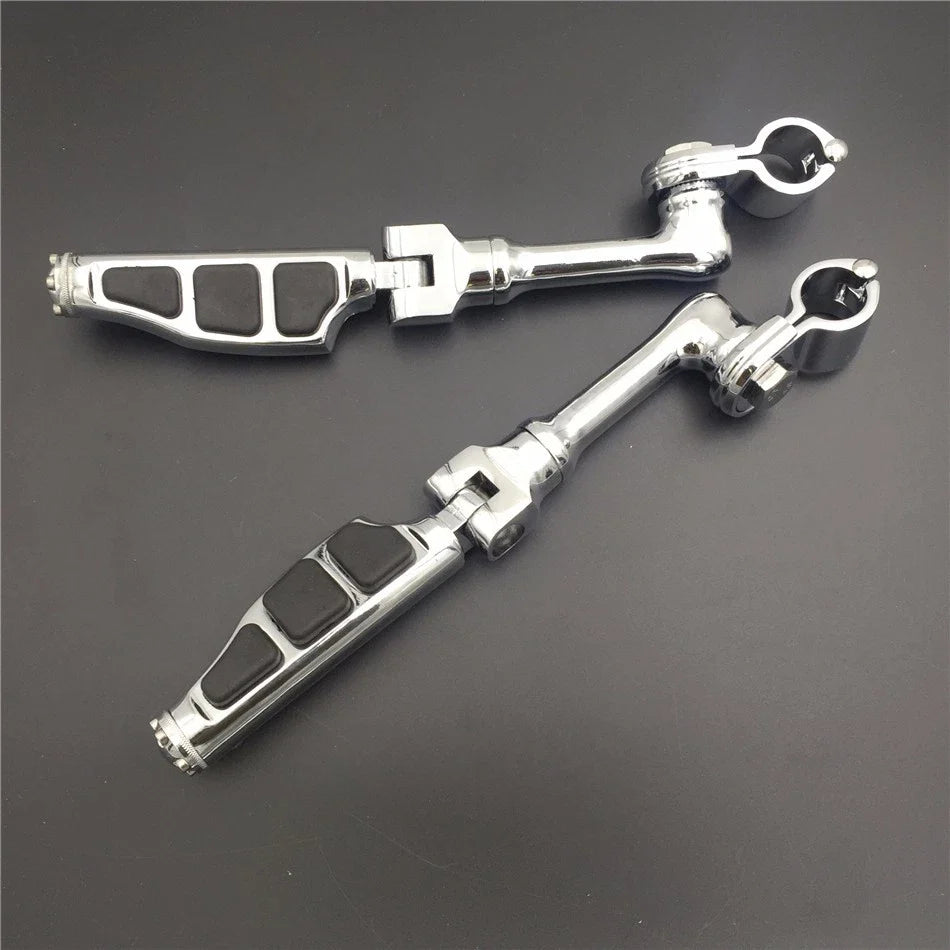 Chrome 1.5" Flat End Foot Peg for Honda GoldWing VTX1300 Shadow Valkyrie