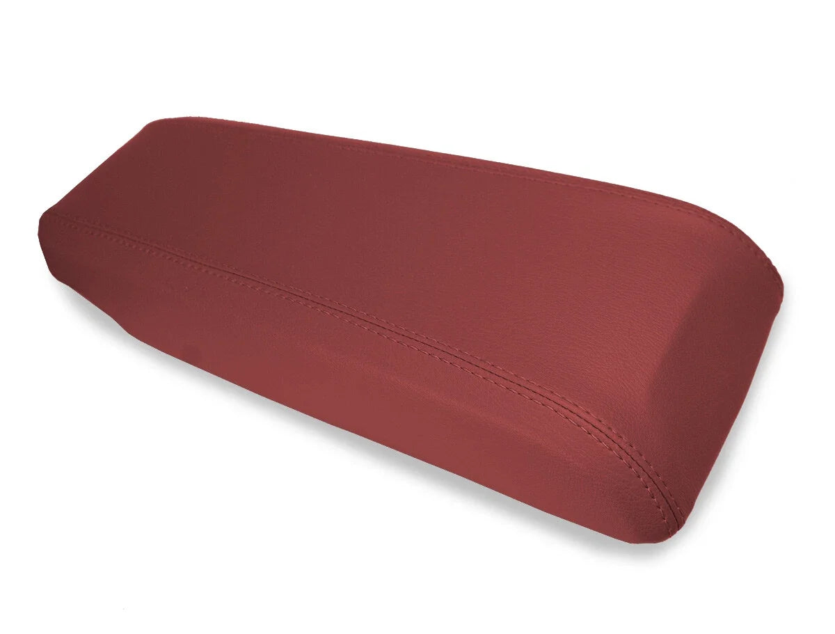 Leather Console Lid Armrest Cover for Mazda CX-7 (2007–2012) Red