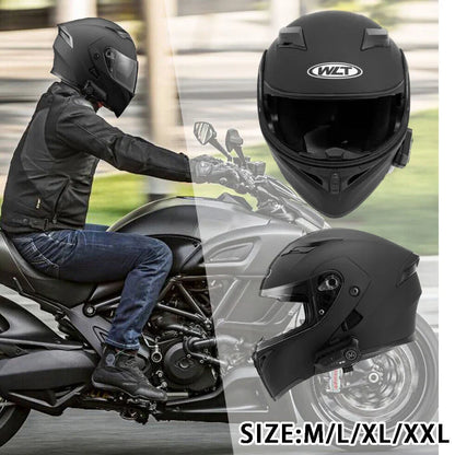 Full-Face Motorcycle Helmet - Bluetooth Modular, Dual Visor, DOT Approved