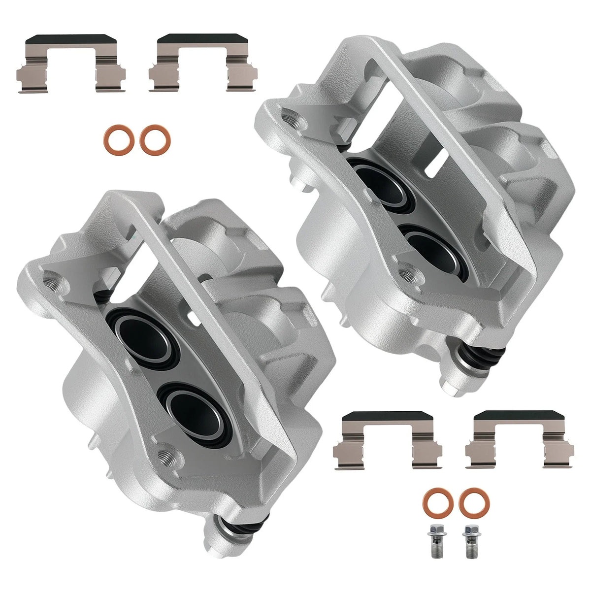 Front Disc Brake Caliper Set w/Bracket for Acura TL (2009–2014) 19B3102