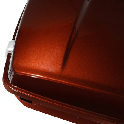 King Trunk Rich Bourbon for Harley Touring 2014–2023 Black Hole Auburn Sunglo