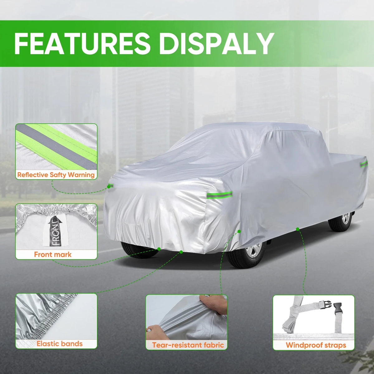 Pickup Truck Car Cover - Waterproof & Outdoor Use