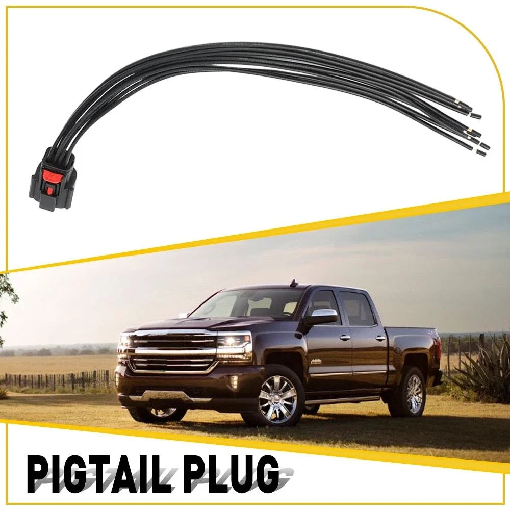HID Xenon LED Headlight Plug Pigtail Connector for Chevrolet Silverado (2016–2018)