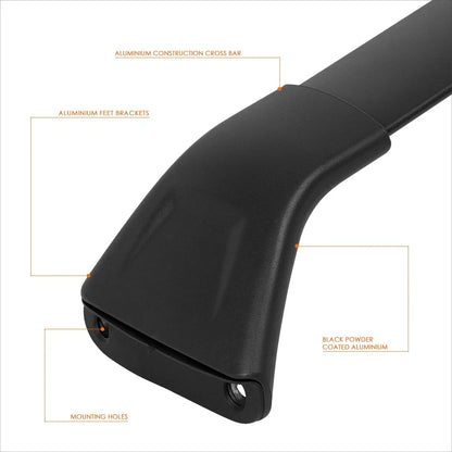 Crossbar Roof Rack Cargo Carrier for Mazda CX-5 2017 to 2024