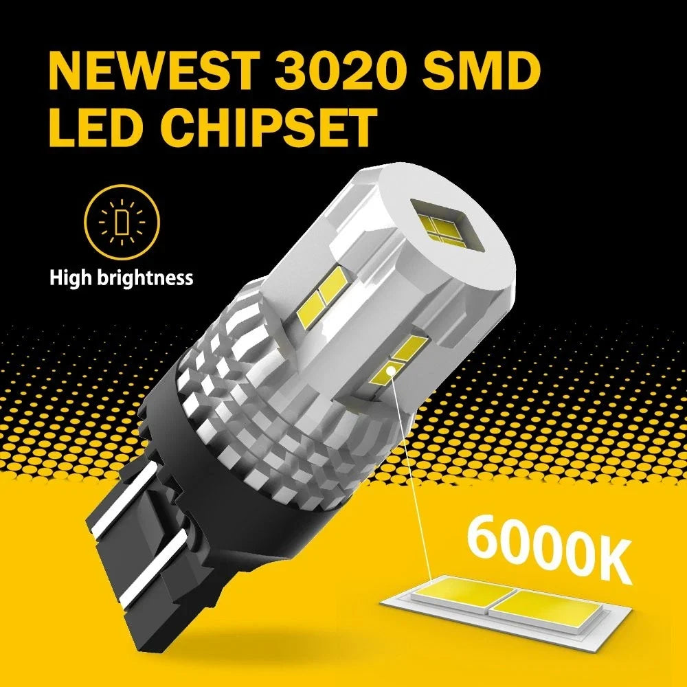 LED Backup Light Bulbs 7443 for AUXITO (Error Free)