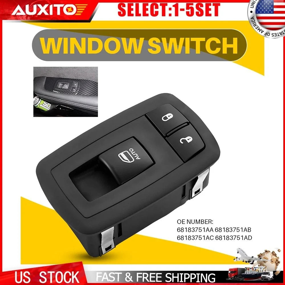 Passenger Window Switch & Bezel for Dodge Challenger 2015-2021