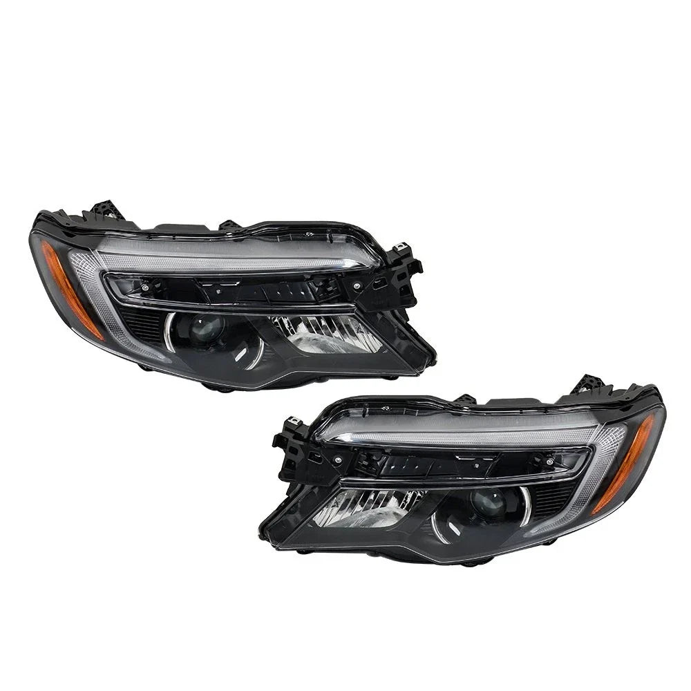 2 Halogen Headlights with LED Daytime Running Lights for Honda Pilot/Ridgeline
