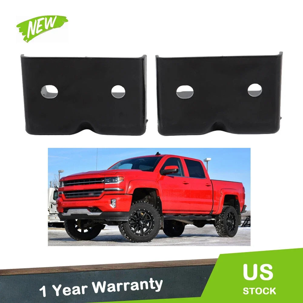 Set of 2 Front Bumper Brackets for Silverado 1500 (2016–2018) Black