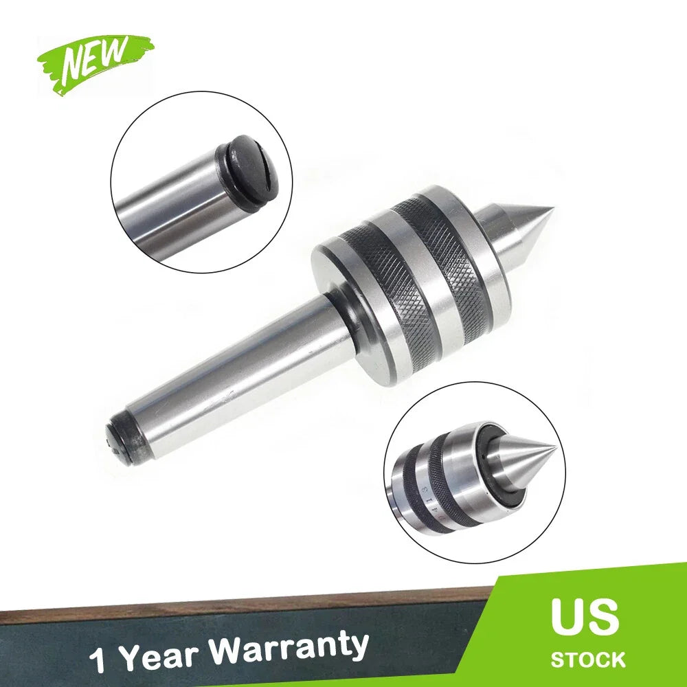 MT3 Live Center for CNC Lathe (Morse Taper 3MT)