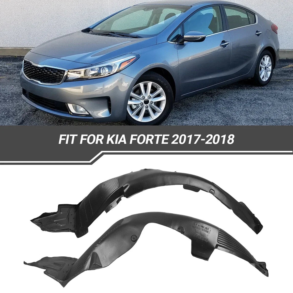 Fender Liner Set for Kia Forte (2017–2018)