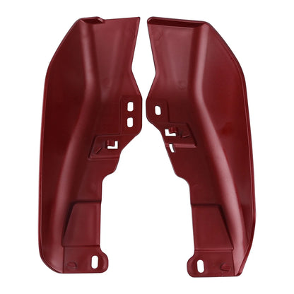 Mid-Frame Air Deflectors in Wicked Red for Harley Touring 2009-2024