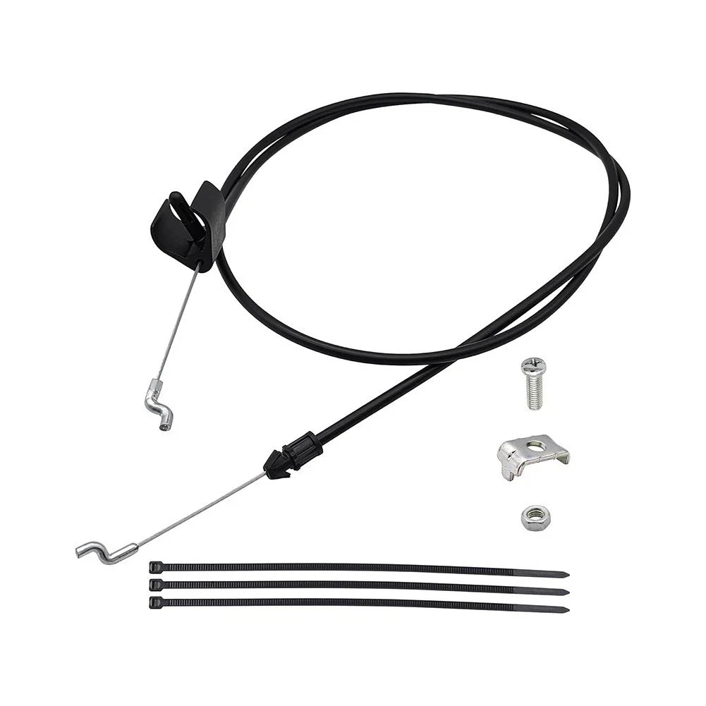 Engine Stop Cable for Lawn Mower (22 Inch) Replacement with Casing Clamp