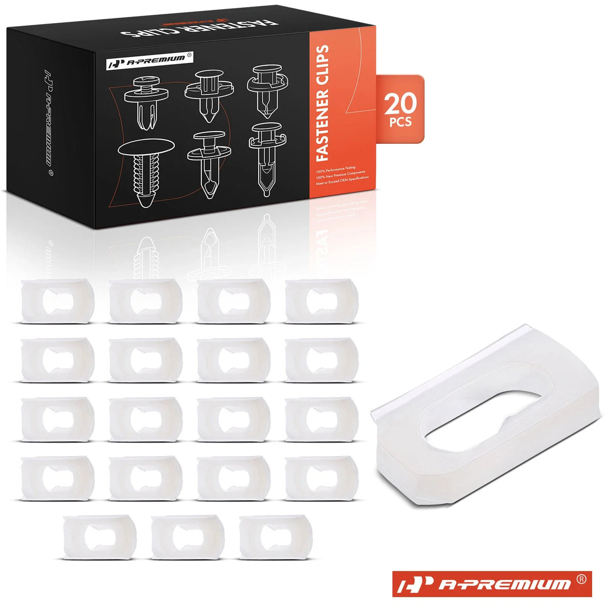 20Pcs Nylon Body Side & Wheel Opening Moulding Clips for GM Vehicles