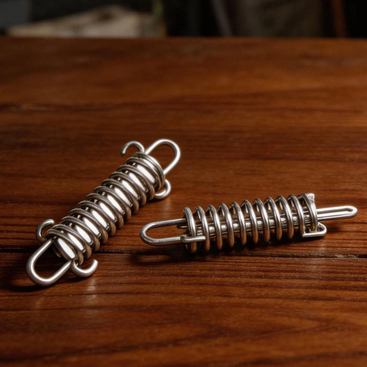 Set of 2 Stainless Steel Spring Buffers for Marine Mooring Yachts