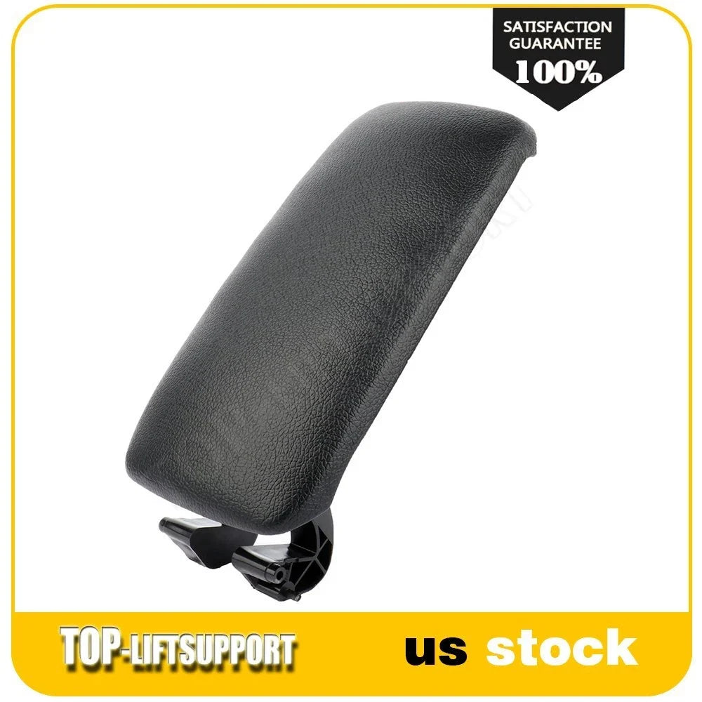 Center Console Lid Armrest for Audi A3 (2003–2012) PU Leather Black