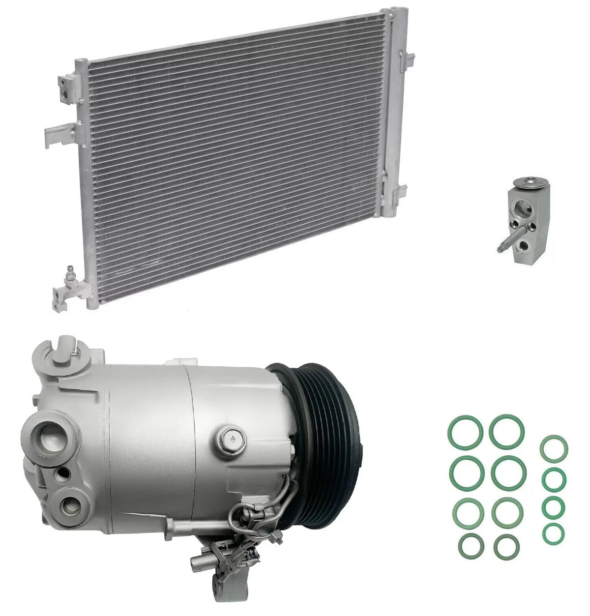 AC Compressor Kit With Condenser for Cadillac XTS 3.6L (2016–2019)