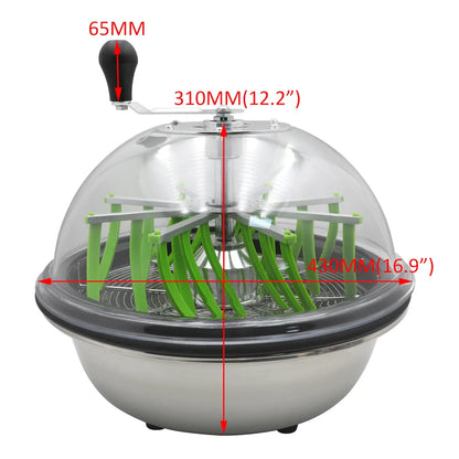 16" Plant Leaf Bowl Trimmer - Made of Food Grade Silicone