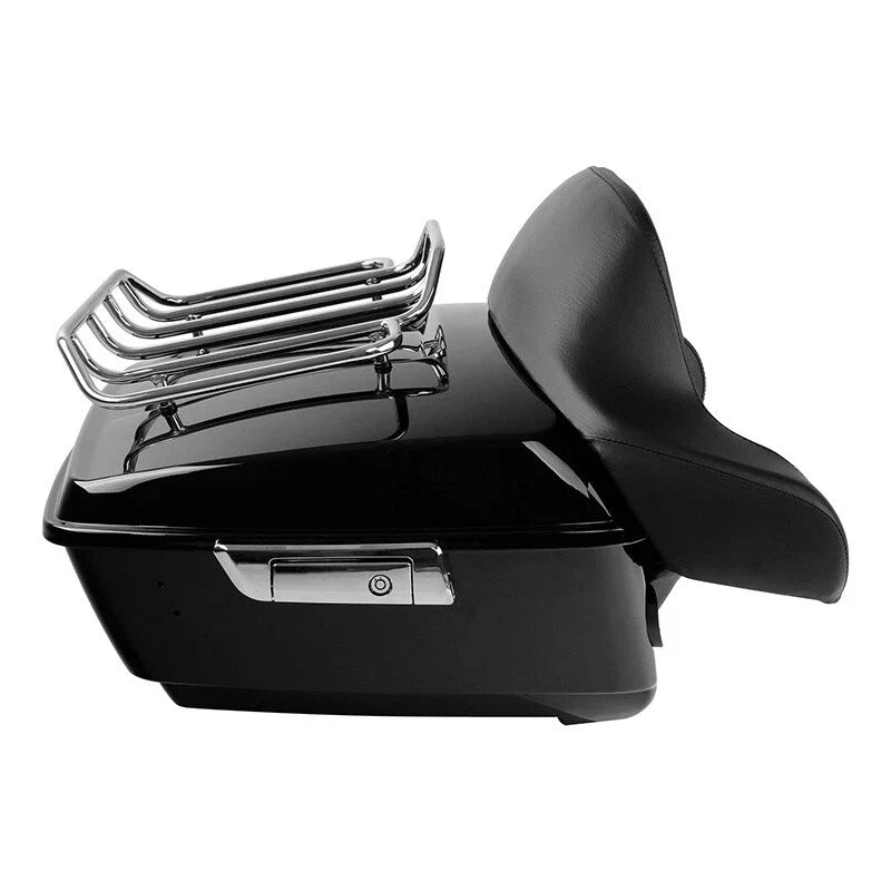 Trunk Backrest Top Rack Mount for Harley Fatboy (2008–2017)