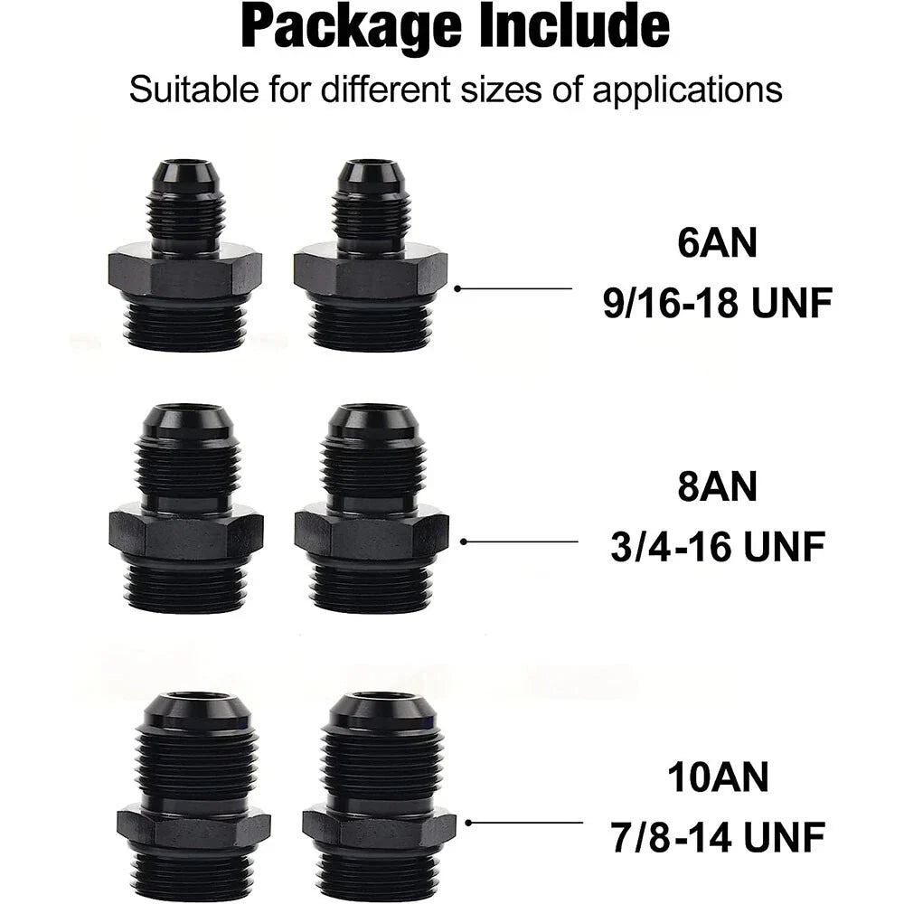 Fuel Filter Inline 100 Micron + Mount Bracket & 6AN 8AN 10AN Adapter