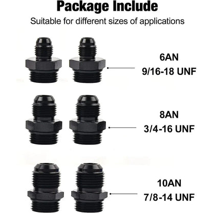 Fuel Filter Inline 100 Micron + Mount Bracket & 6AN 8AN 10AN Adapter