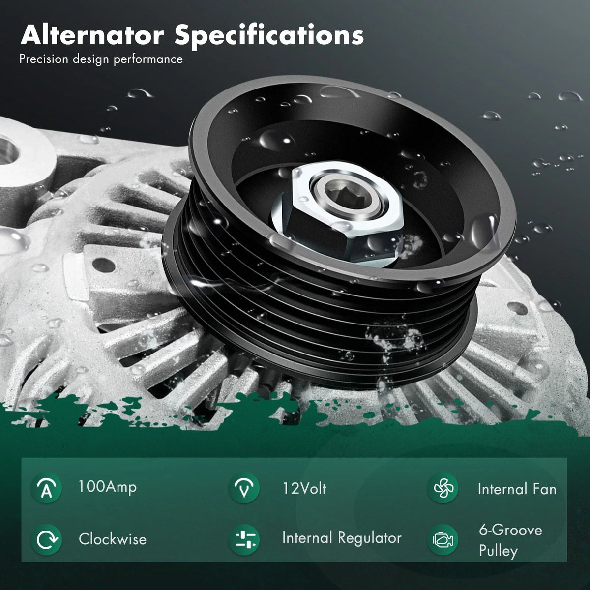 Alternator 100AMP for Lexus RX300, Toyota Highlander V6 1999-2003