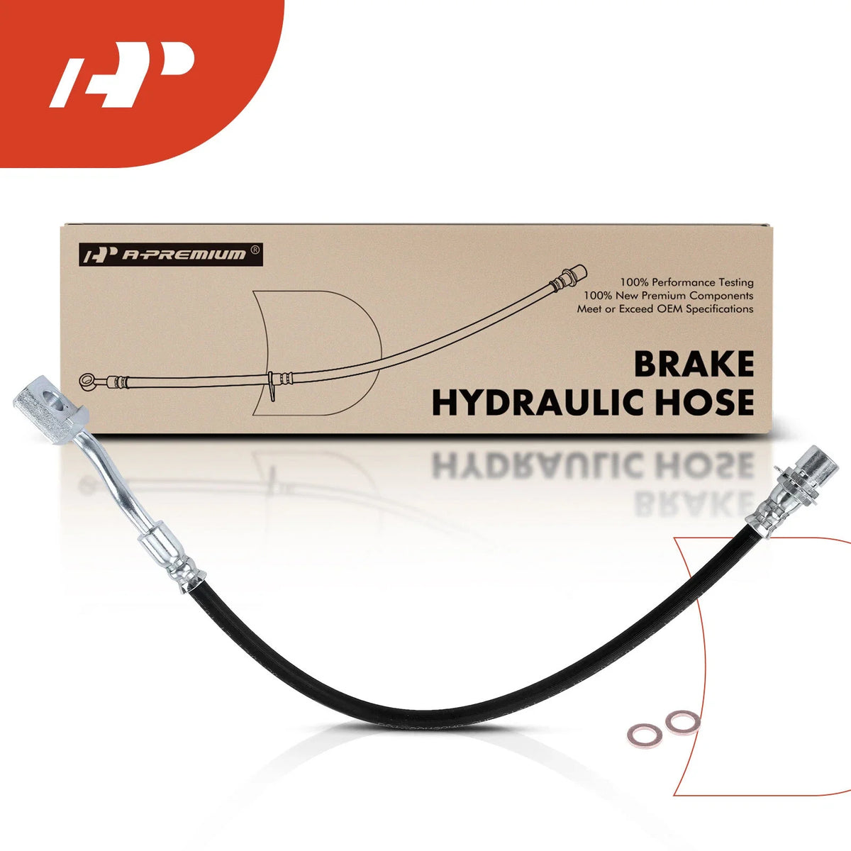 Rear Right Outer Brake Hydraulic Hose for Chevy Suburban 2500 (2008–2013)