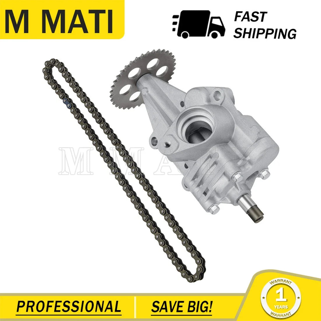 Oil Pump & Chain for Polaris RZR XP 1000, General 1000 (2017–2025)