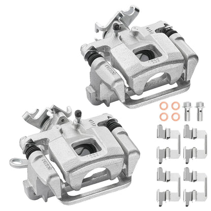 2X Rear Brake Calipers with Brackets for 2013-2018 Mitsubishi Outlander Sport