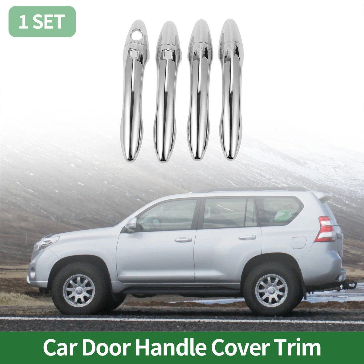 Door Handle Cover Trim for KIA Optima K5 (2011–2020) Silver Tone