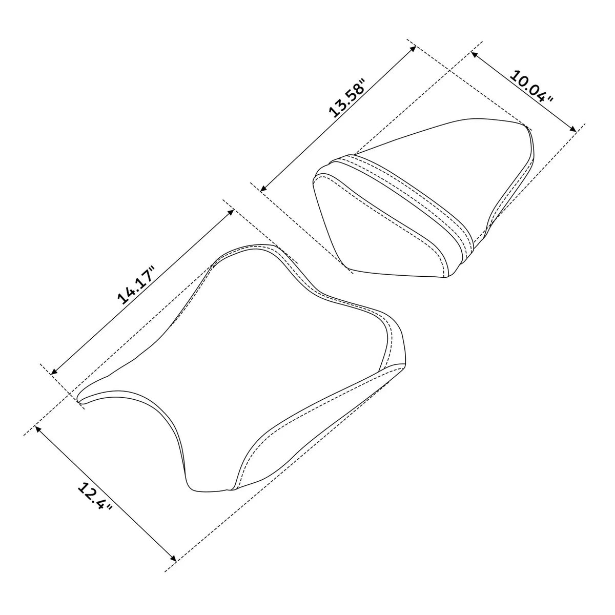 Comfort Seat for Kawasaki Ninja 300 EX300 (2013–2017)