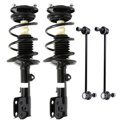 Front Strut Assembly & Sway Bar End Links for 2009-2013 Toyota Corolla