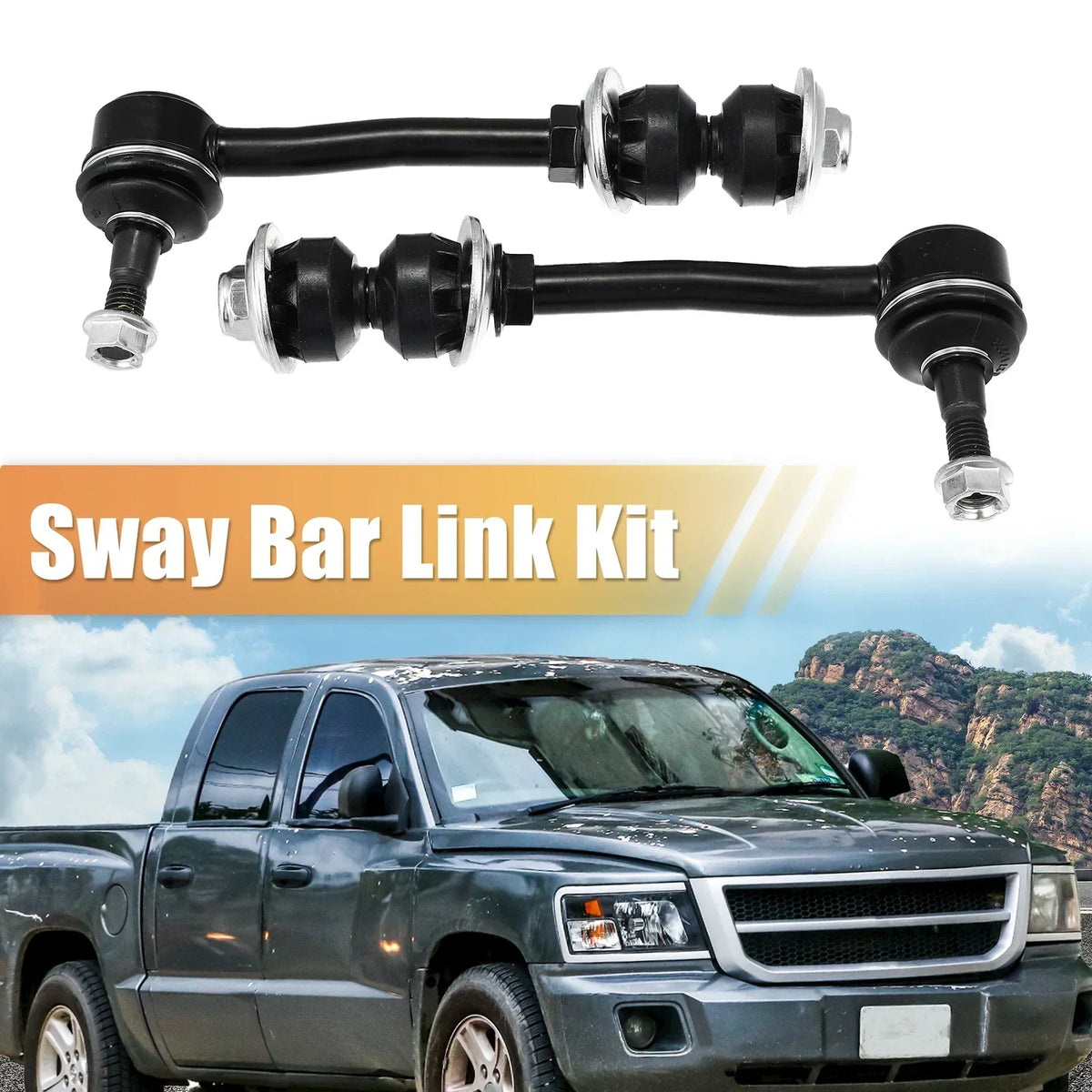 Front Sway Bar Stabilizer Links (2) for Dodge Dakota Durango 1999-2003