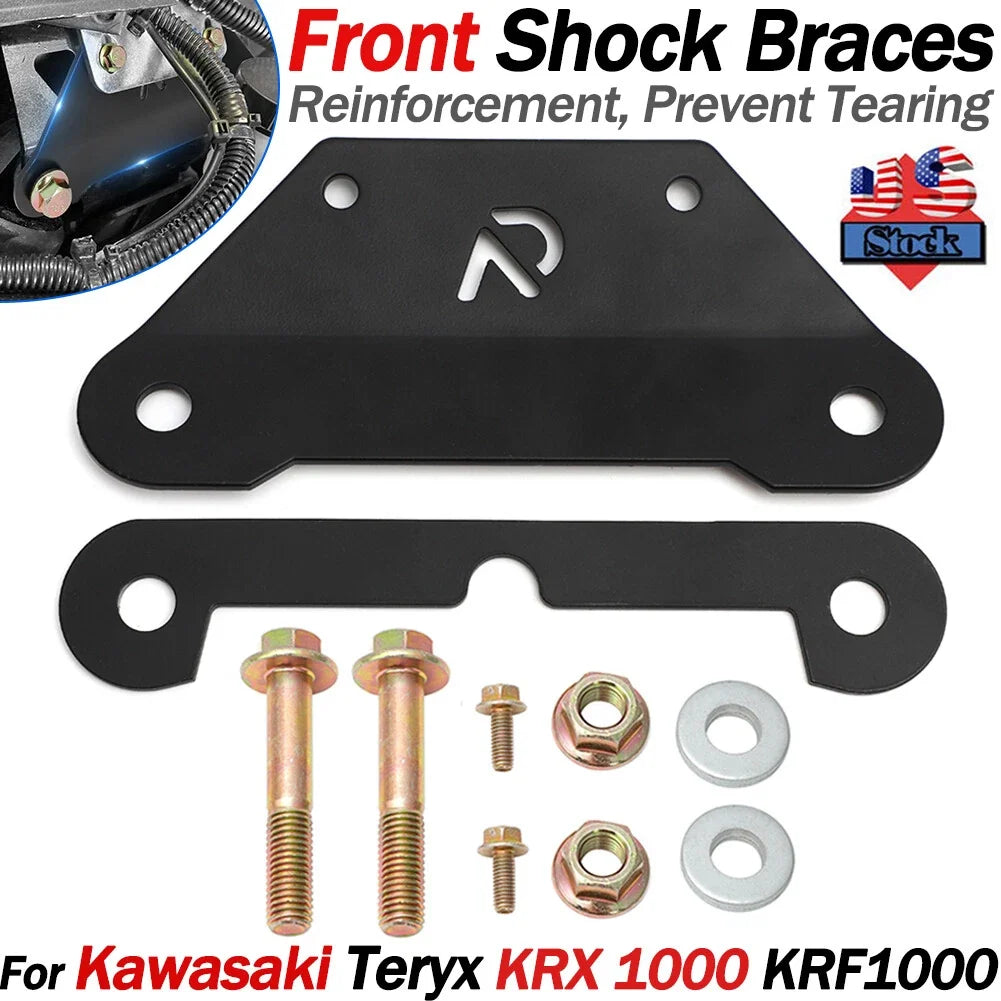 Front Mount Braces Plate for Shock on Kawasaki KRX 1000 (2019–2023)