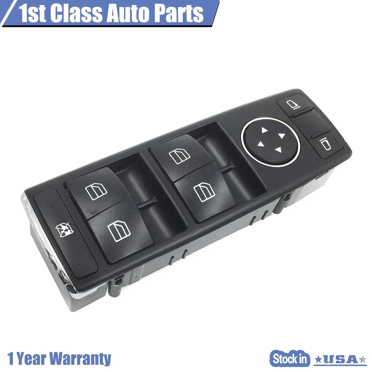 Power Master Window Control Switch for Mercedes C63 AMG C250 C300 (2008–2015)