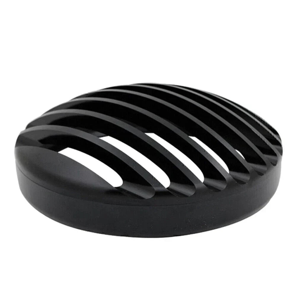 CNC Shallow Cut Headlight Grill Cover for Motorcycles Bobber